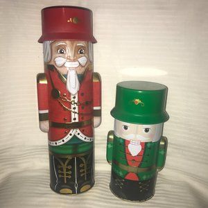 NEW! SET OF 2 TWO NUTCRACKER TINS HARRY LONDON COLLECTIBLE.